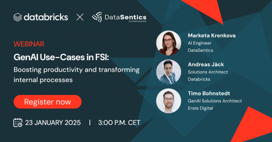 Webinar: GenAI Use-Cases in FSI - Boosting Productivity and Transforming Internal Processes | DataSentics