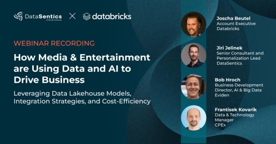 Webinar: How Media & Entertainment are Using Data and AI to Drive Business | DataSentics