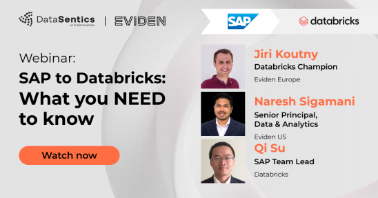Webinar: SAP to Databricks - What you NEED to know | DataSentics