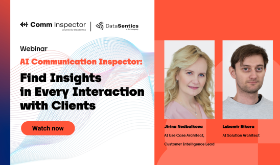 Webinar AI Communication Inspector - Find Insights in Every Interaction with Clients | DataSentics