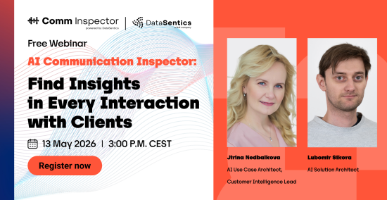 Webinar AI Communication Inspector - Find Insights in Every Interaction with Clients | DataSentics